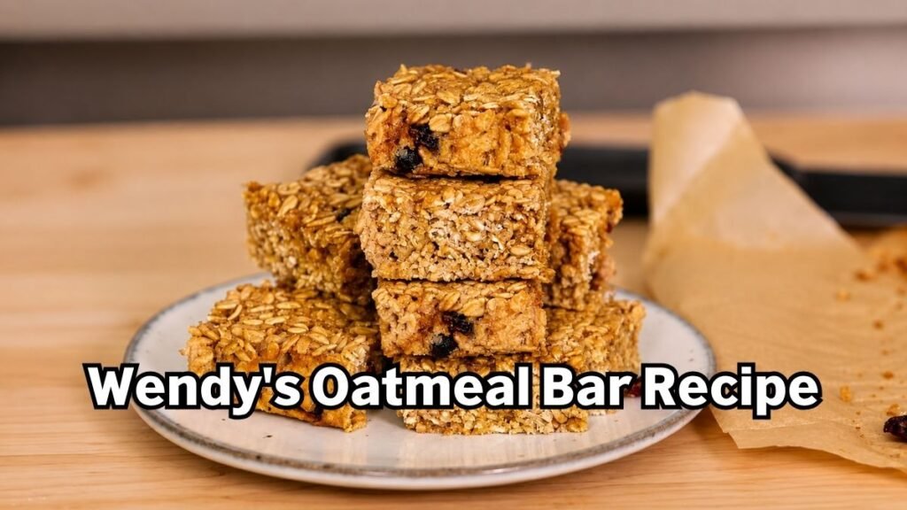 Wendys Oatmeal Bar Recipe